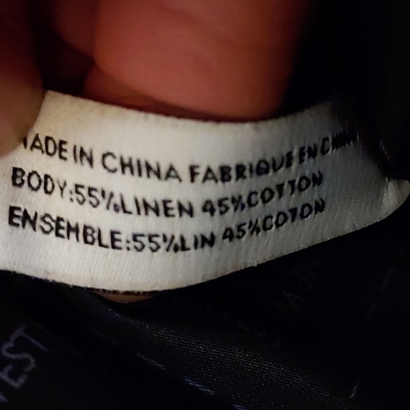 (2 for $20) Nine West cotton/linen large tote bag - Picture 8 of 8